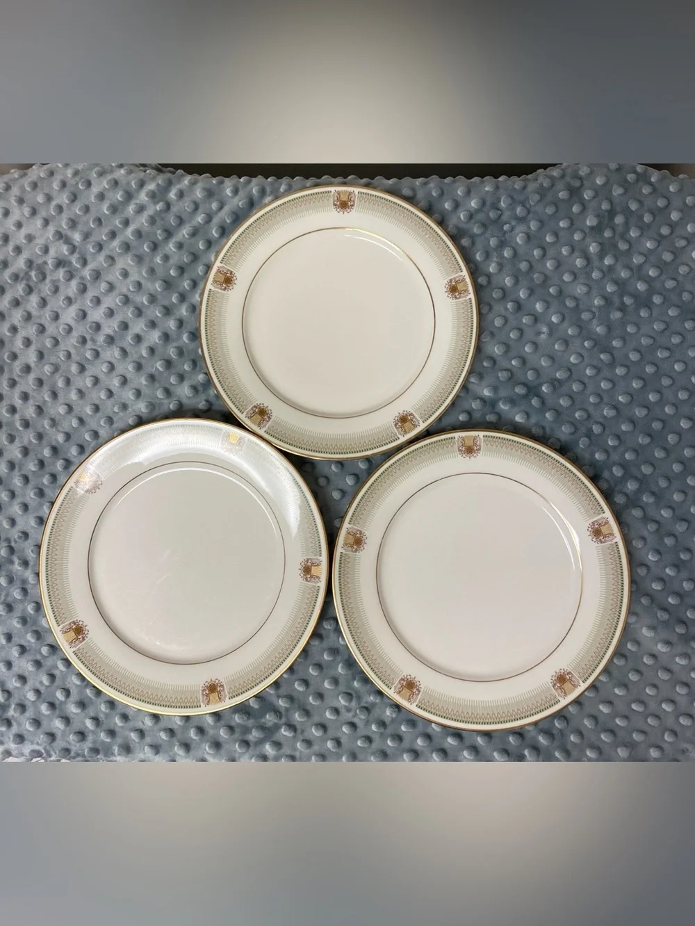 Vintage Noritake 7090 Chesterfield Dinner Plates